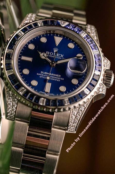 rolex with sapphires